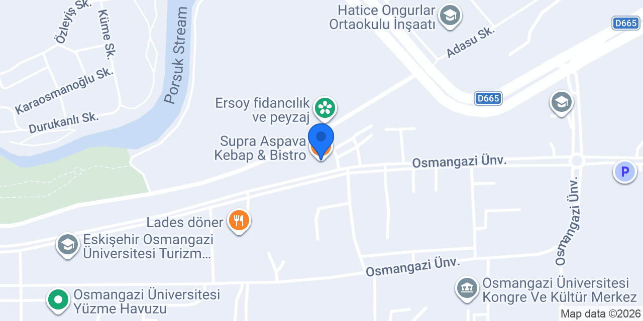 Supra Aspava Kebap & Bistro konumu