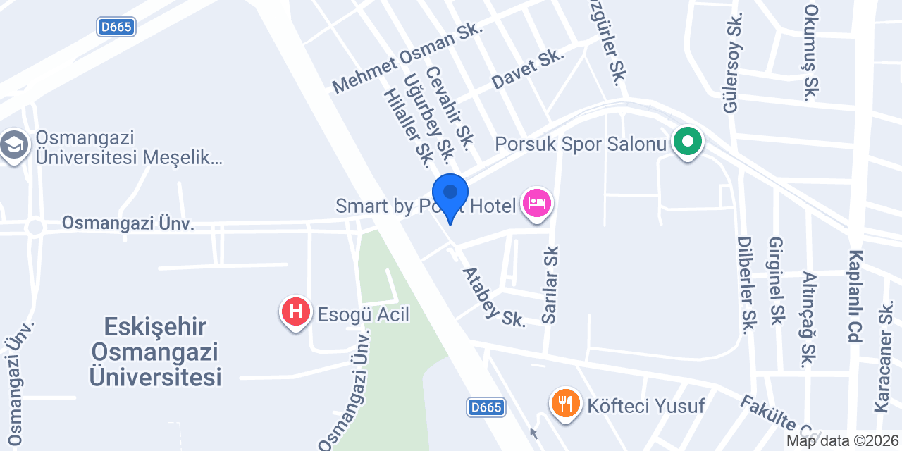 Kampüs Çinçiva konumu