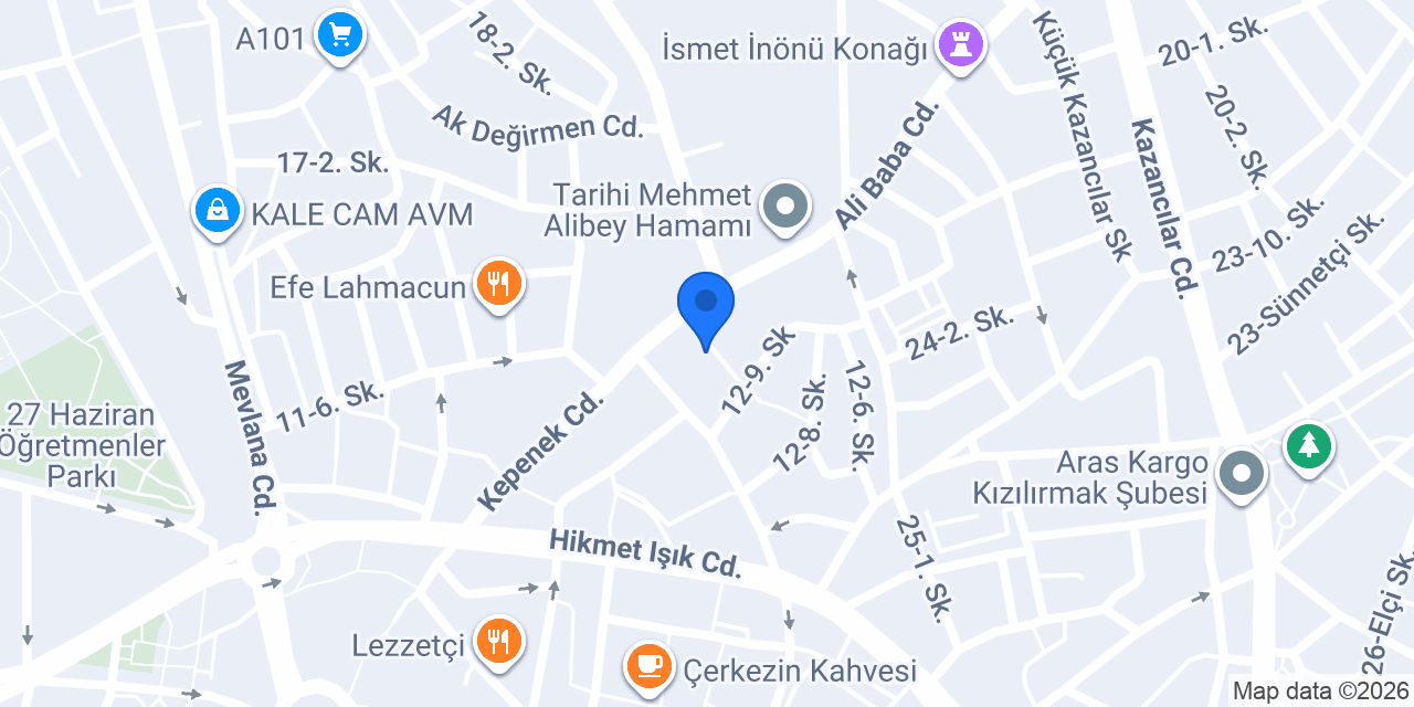 Eymir Çelik Kapı konumu