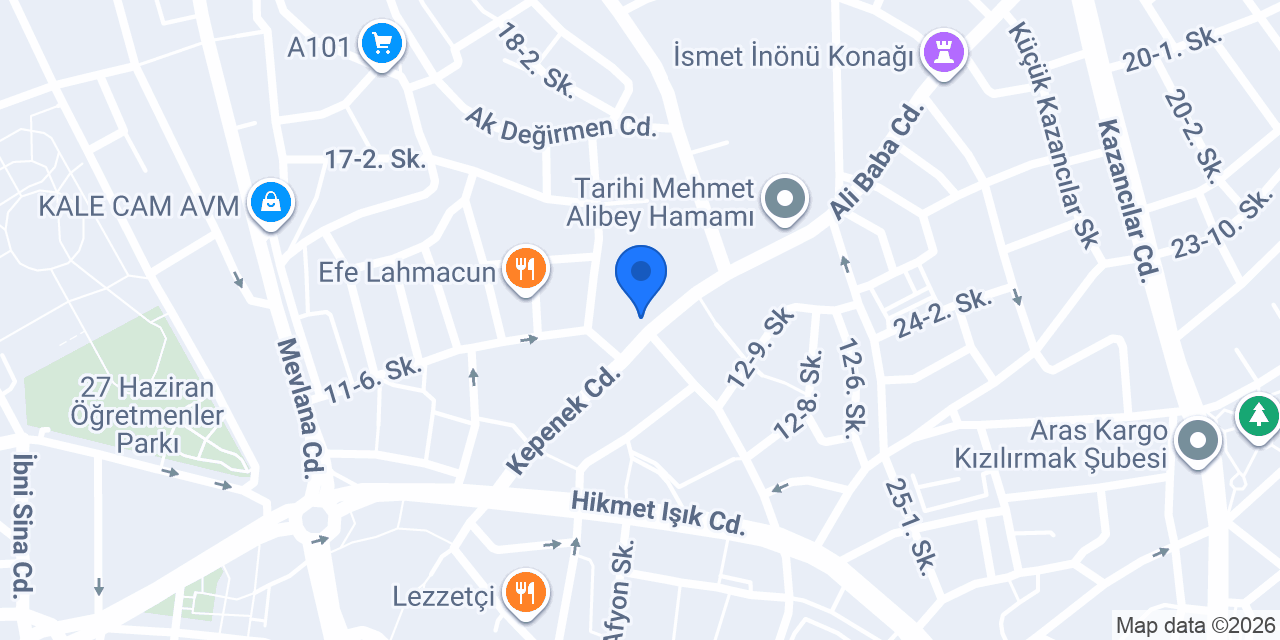 Erdinç Pastahanesi konumu