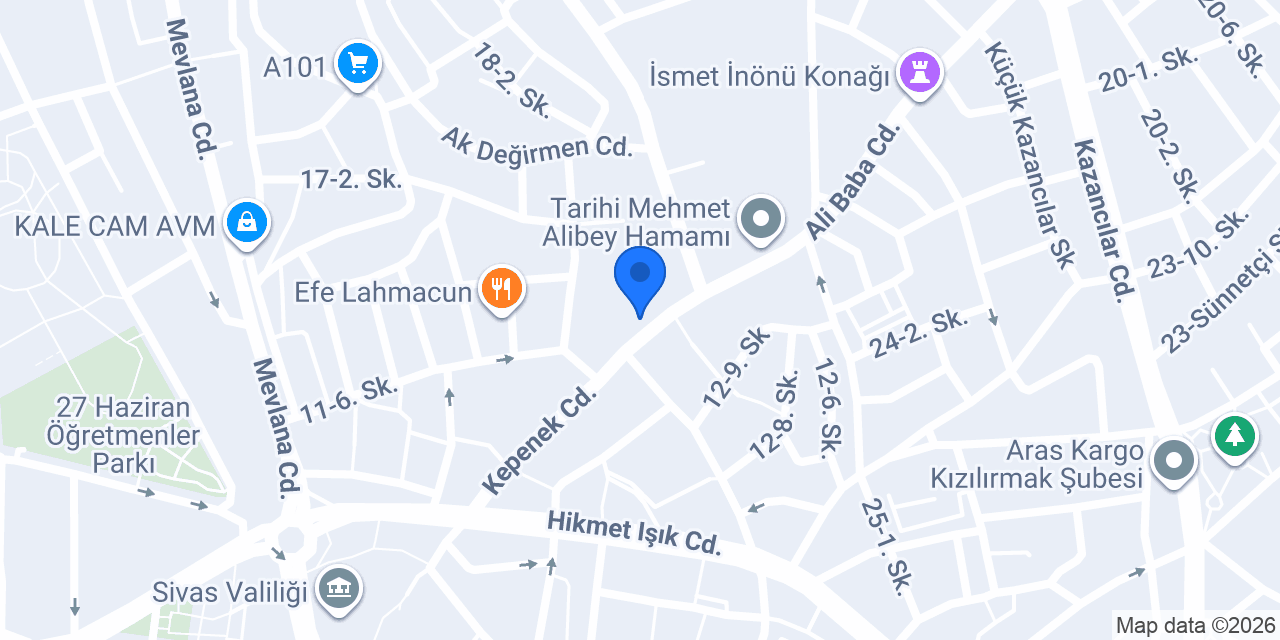 Yörükoğlu Eczanesi konumu