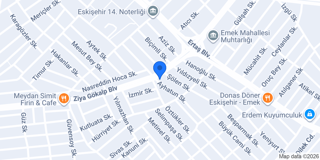 Cadde Tost Evi konumu