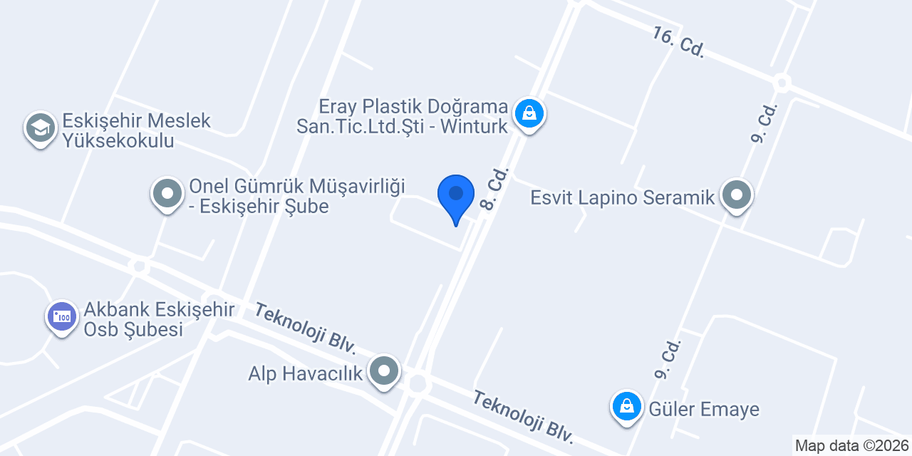 Eren Kağıt Eskişehir konumu