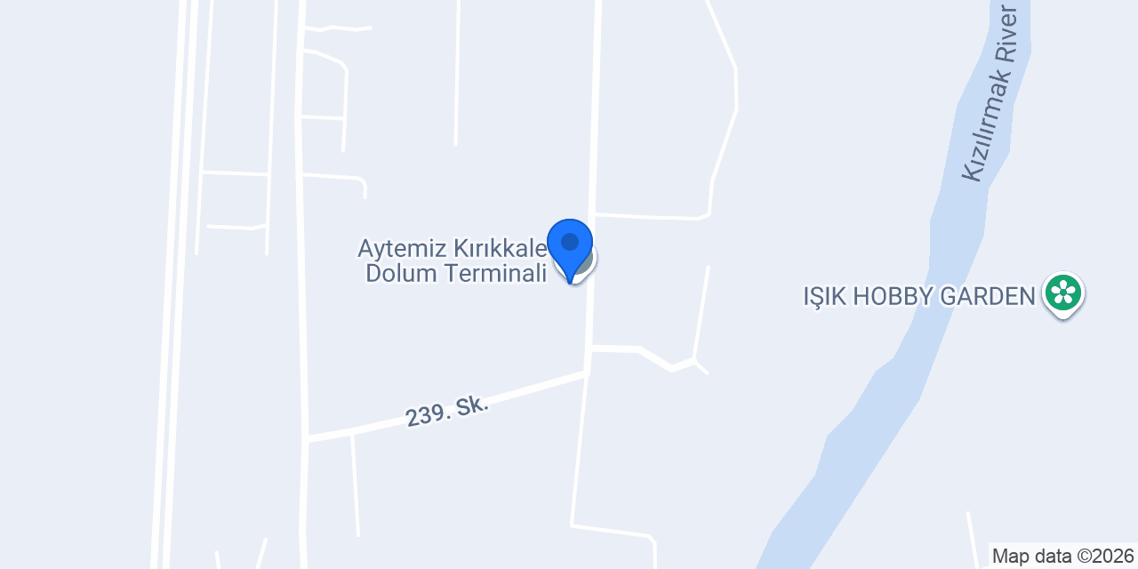 Aytemiz Kırıkkale Dolum Terminali konumu