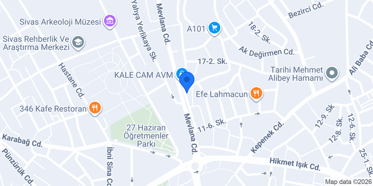 Hakan Pide Fırını konumu
