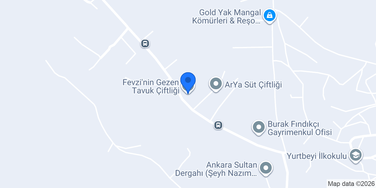 Fevzi'nin Gezen Tavuk Çiftliği konumu