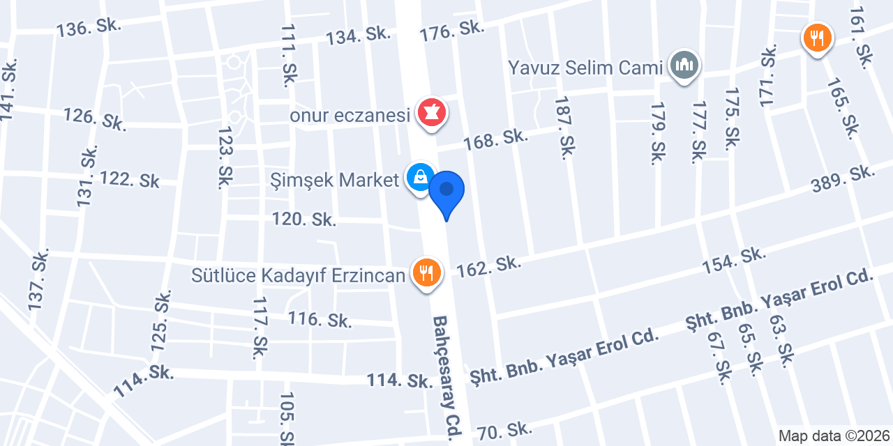 Saray tantuni konumu