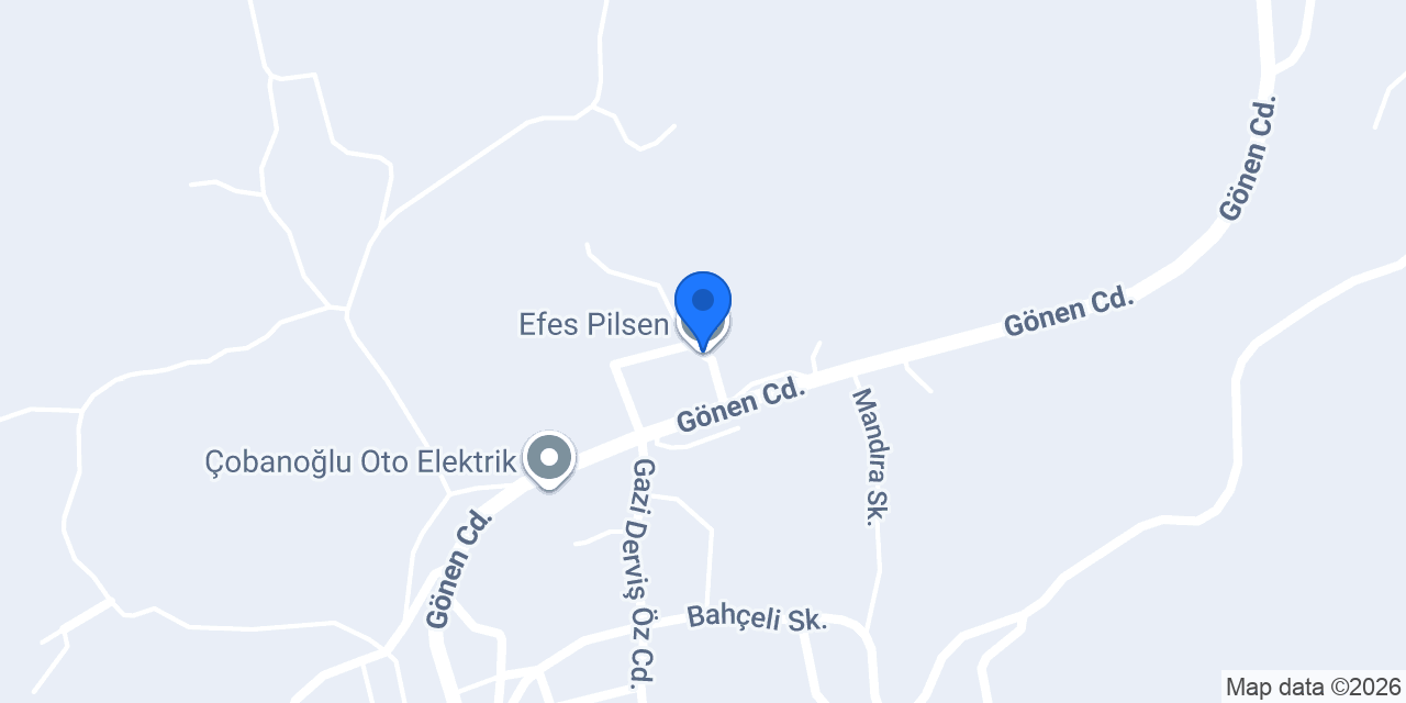 Efes Pilsen konumu