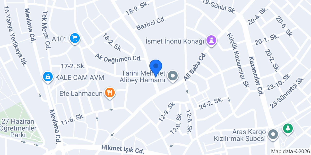 Fevzipaşa İlköğretim Okulu konumu