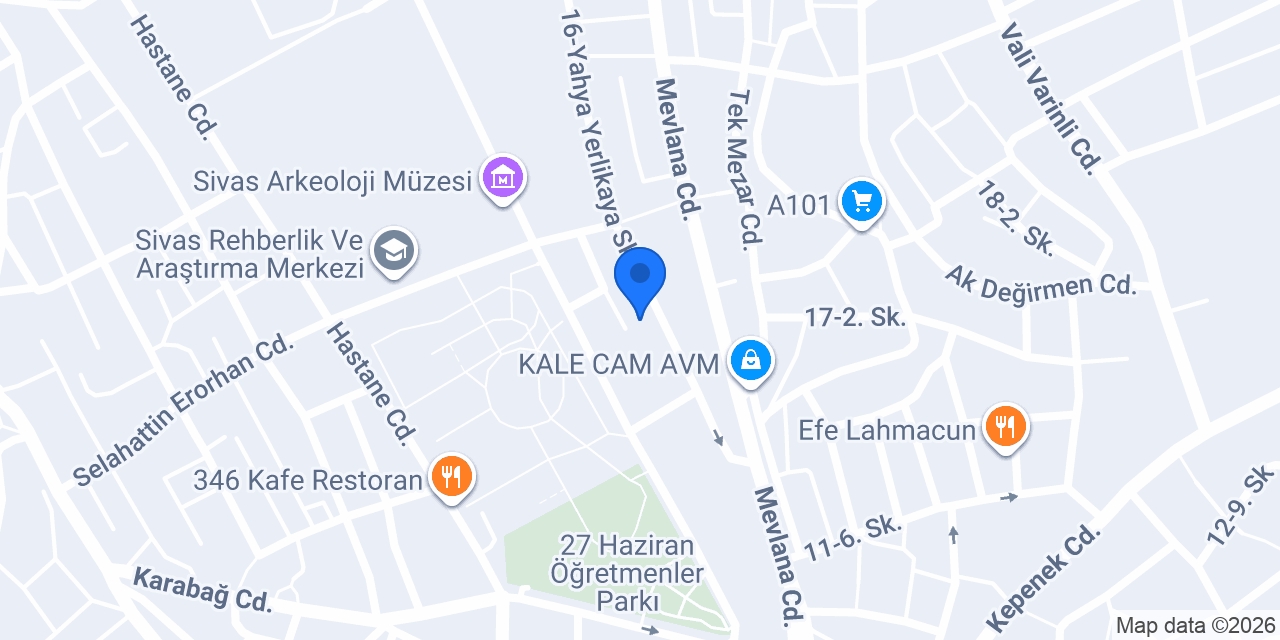 Hayat Eczanesi konumu
