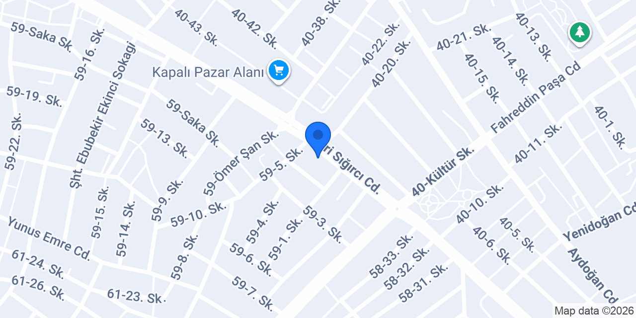 Yıldız Tül Perde konumu