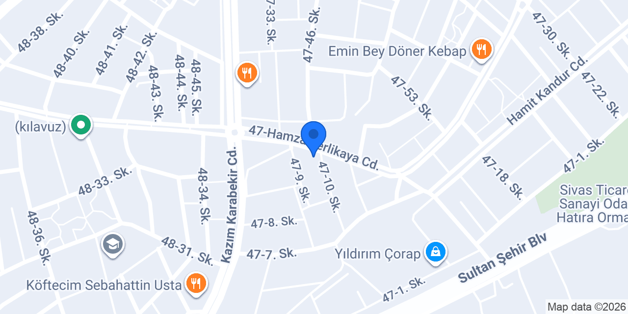 Çitir Pide Firin konumu
