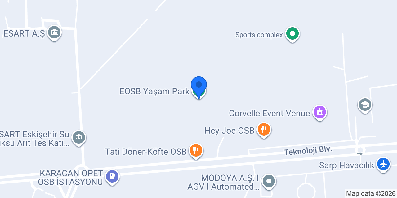 EOSB Yaşam Park konumu