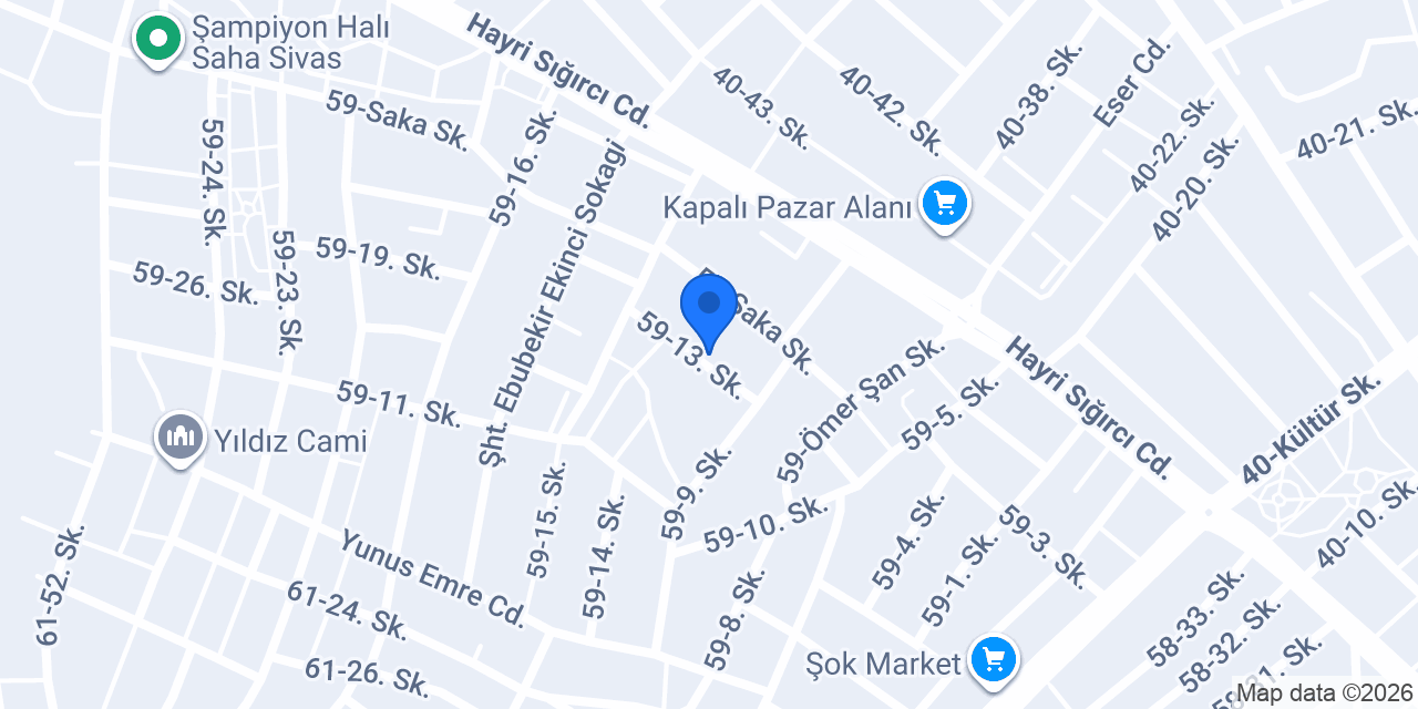 Sivas Bersu Temizlik konumu