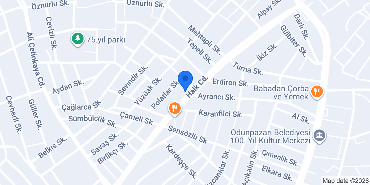 Erdal Tekel Market konumu