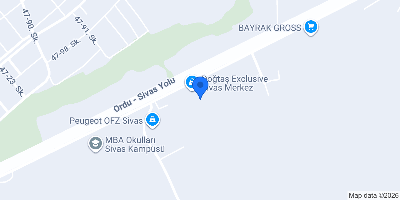 Abbasoğlu Mobilya Plaza konumu