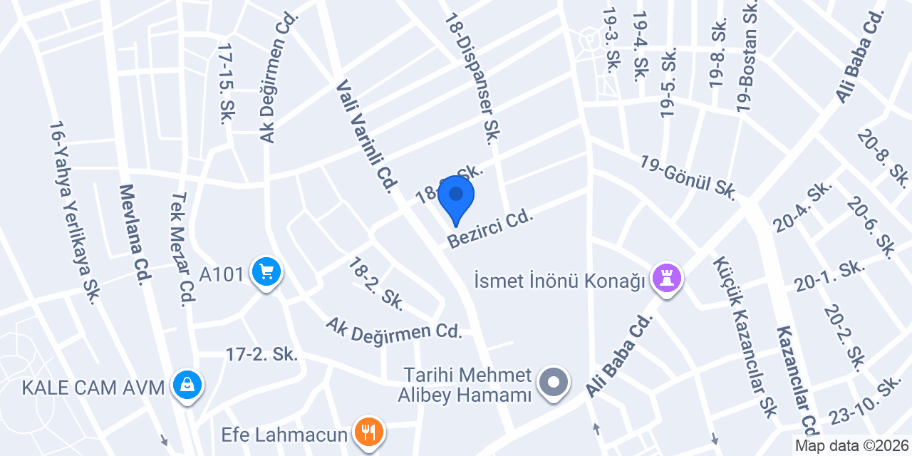 Mavi Bilgisayar konumu