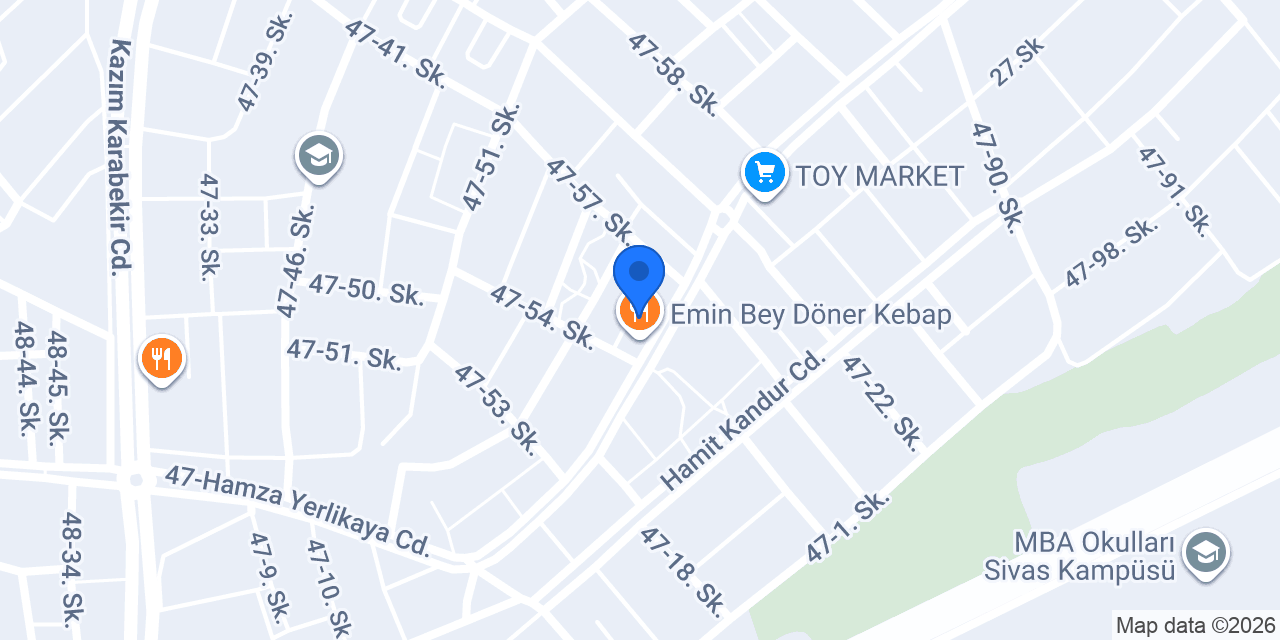 Zeynep 2Pide Fırını konumu