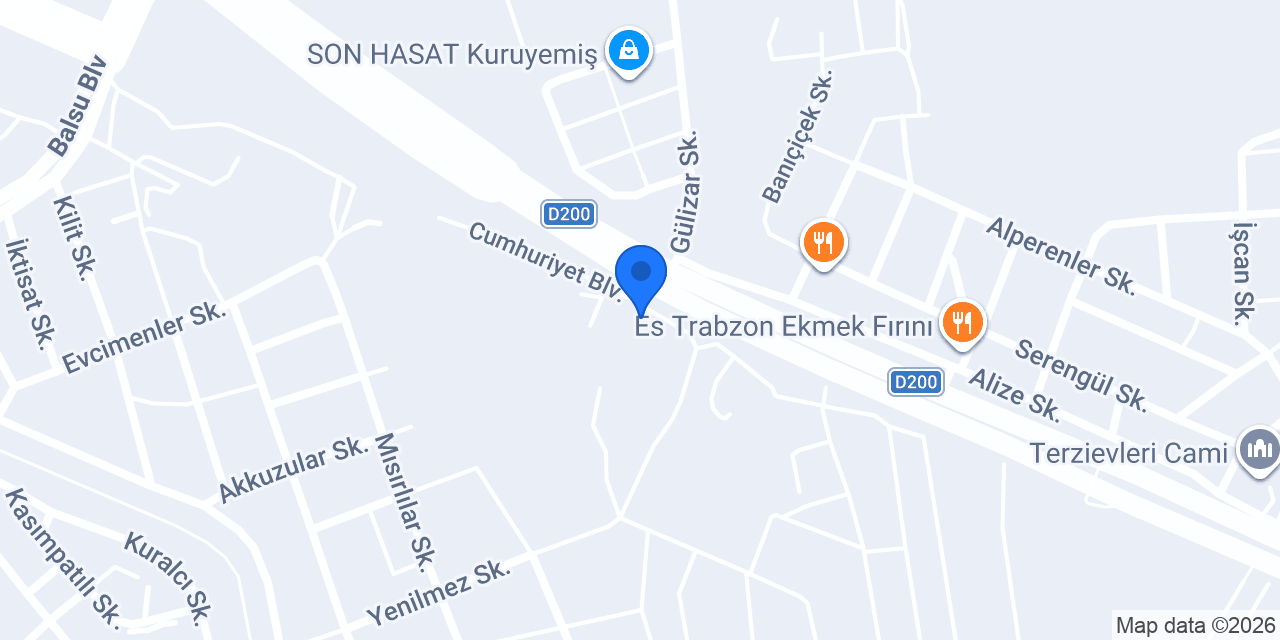 Yalçın inşaat Malzemeleri konumu