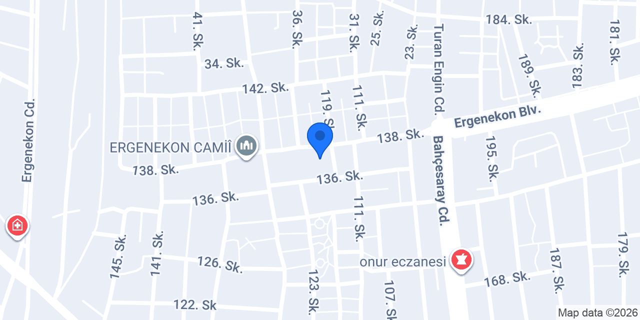 taksierzincan konumu