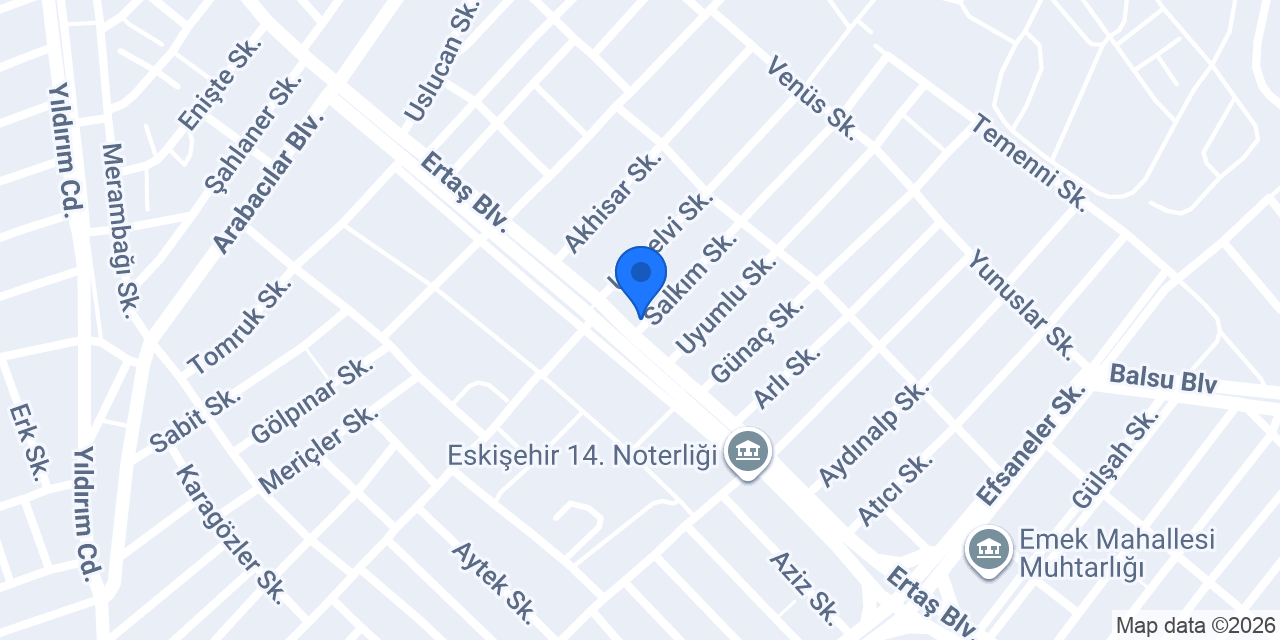Yunak Saray Mobilya konumu