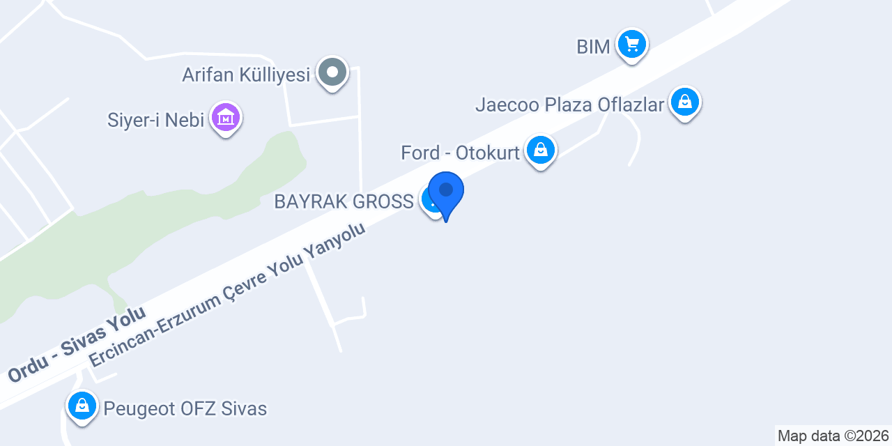 Çiğköftem Bayrak Gross konumu