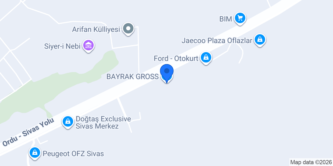 BAYRAK GROSS konumu