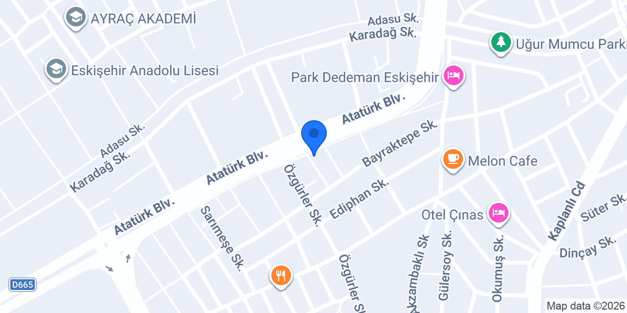 Prof.Dr. Timuçin Kaşifoğlu konumu