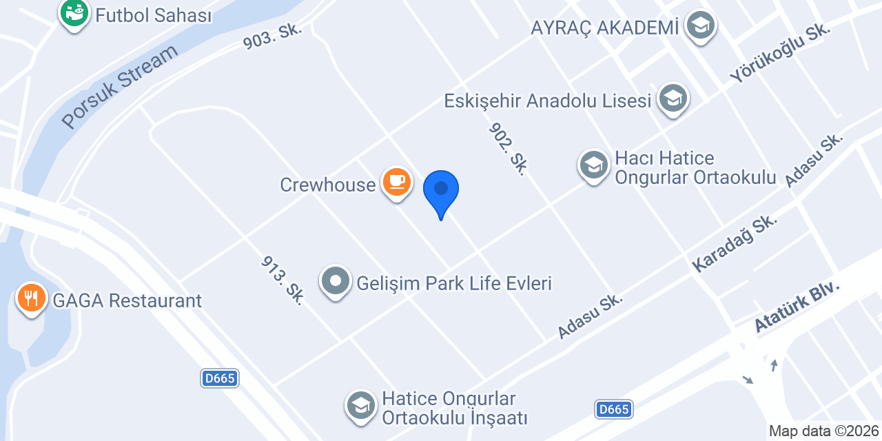 Sezerler İnşaat konumu