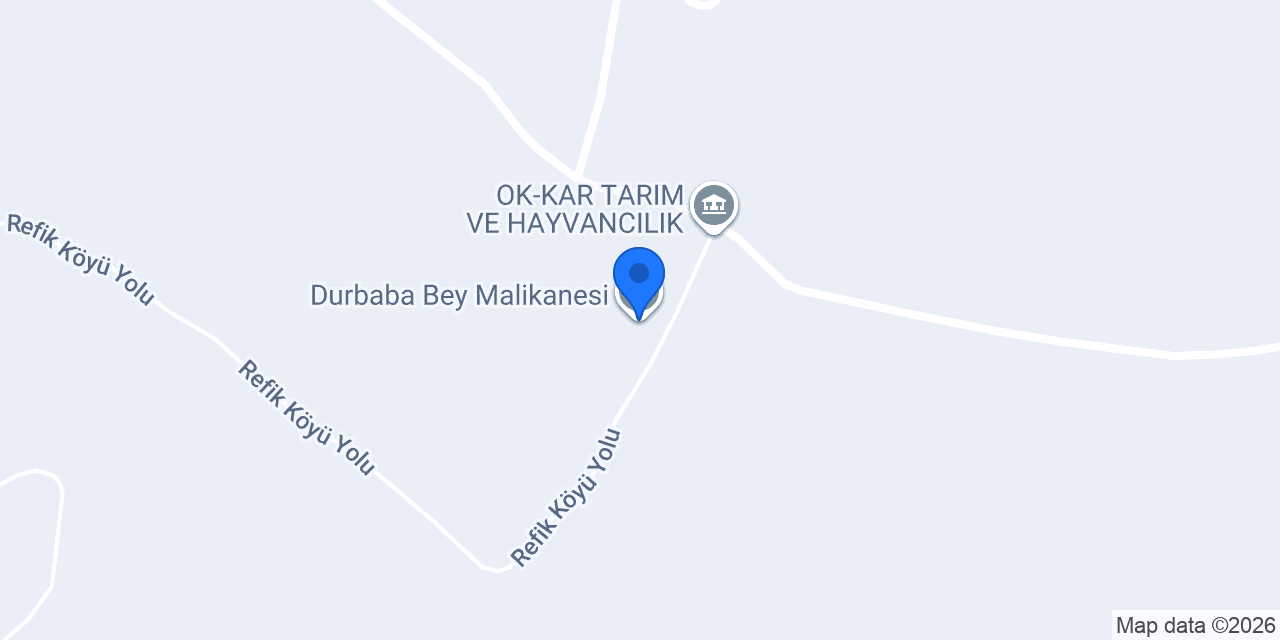 Durbaba Bey Malikanesi konumu