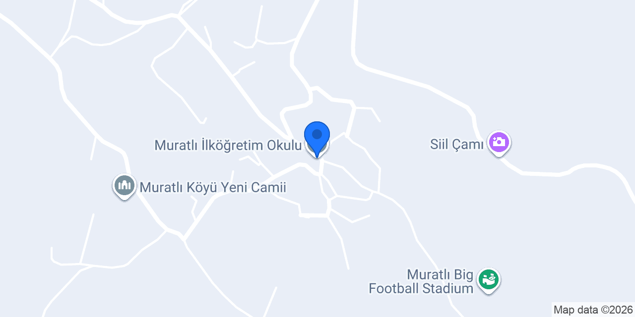 Muratlı İlköğretim Okulu konumu