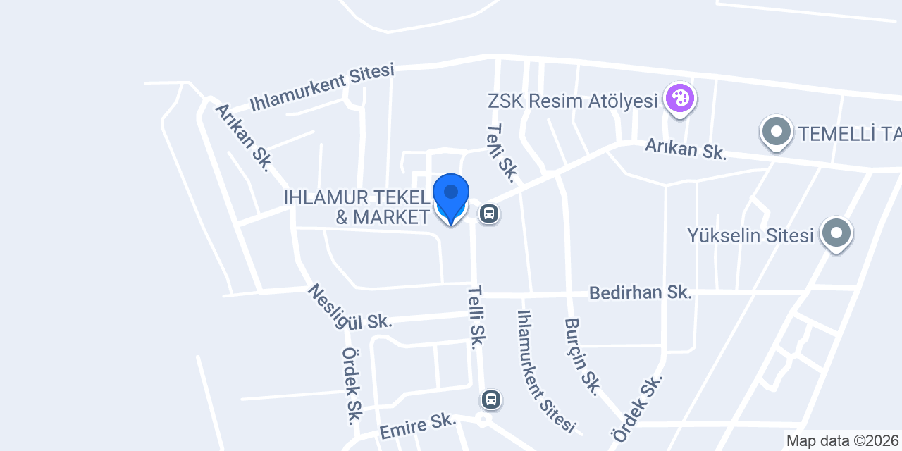 IHLAMUR TEKEL & MARKET konumu
