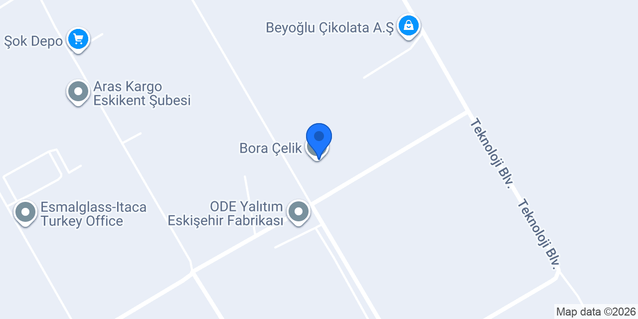 Bora Çelik konumu