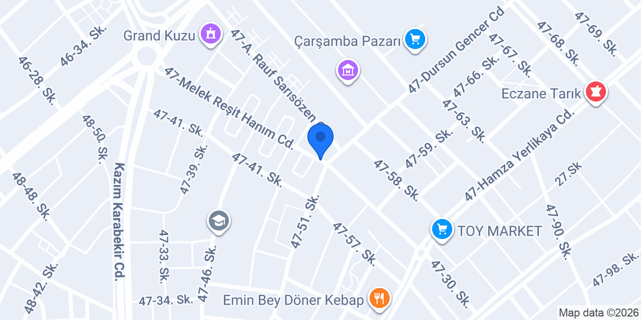 Ceylan Eczanesi konumu