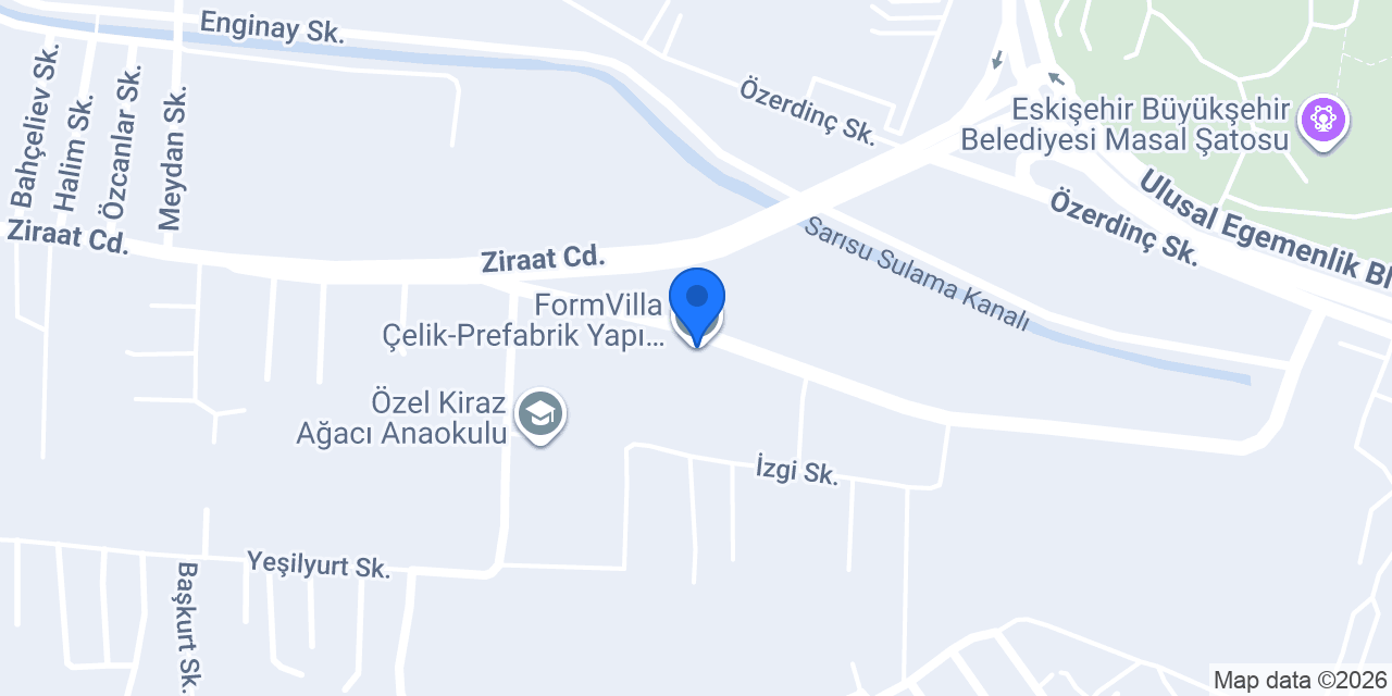 FormVilla Çelik-Prefabrik Yapı Grup İnşaat konumu