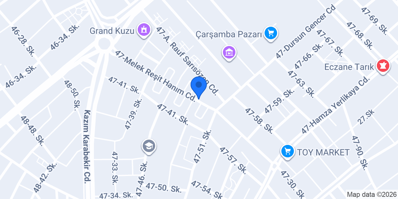 Özdemir Tül Perde Bay Bayan Terzi konumu