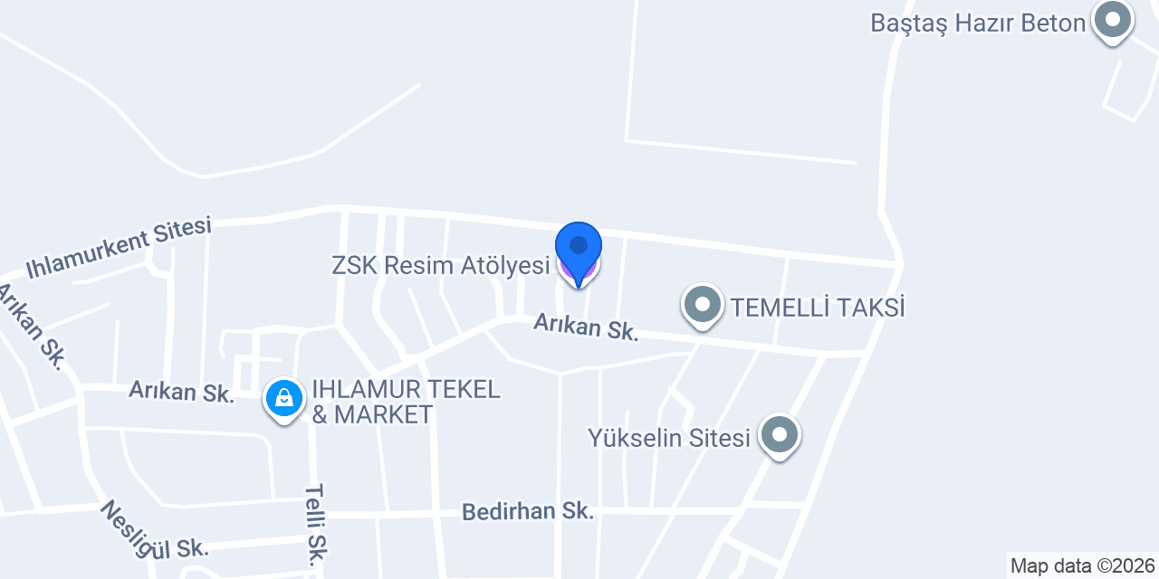 ZSK Resim Atölyesi konumu