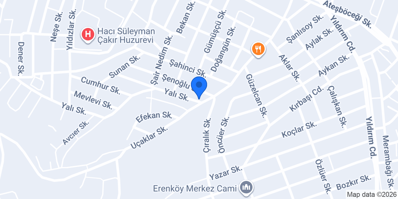 Huzur Eczanesi konumu