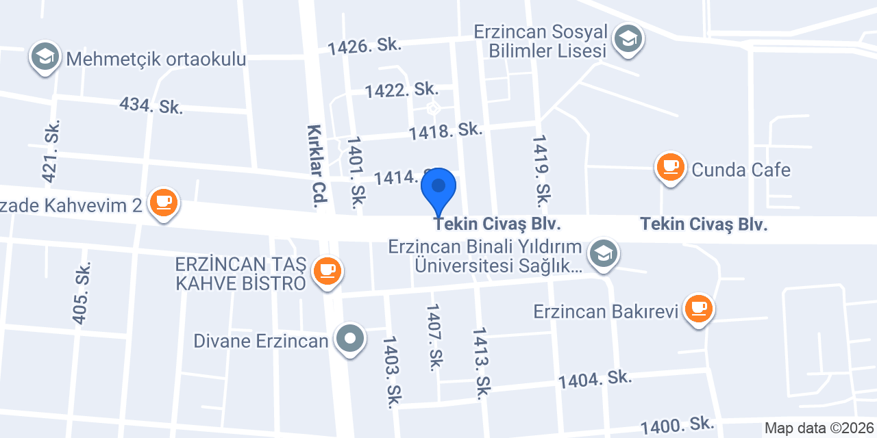 Ekleristan Erzincan konumu