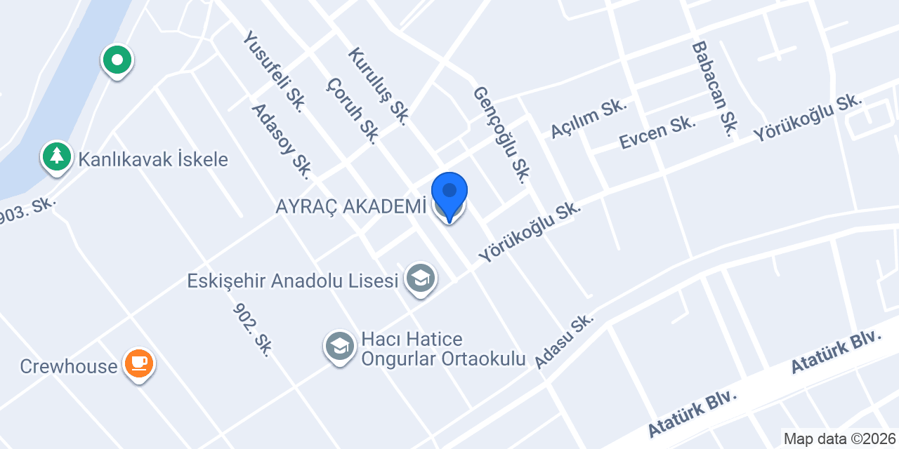 AYRAÇ AKADEMİ konumu