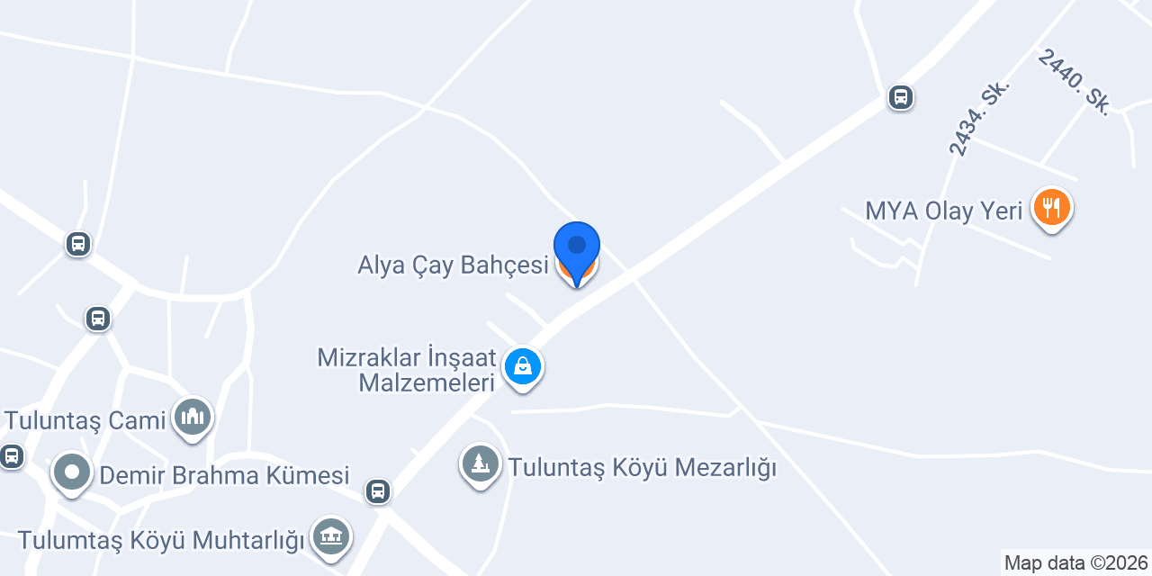 Alya Çay Bahçesi konumu
