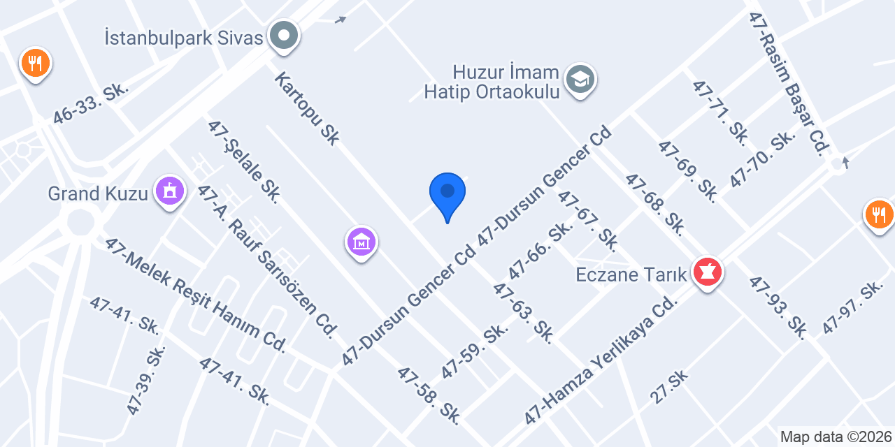 Sivas Sınav Koleji konumu