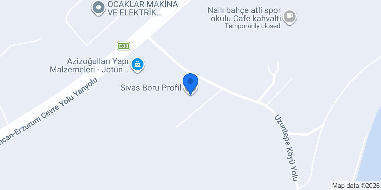 Sivas Boru Profil konumu