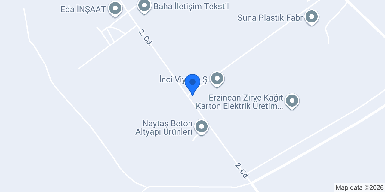 İnci Viyol A.Ş. konumu