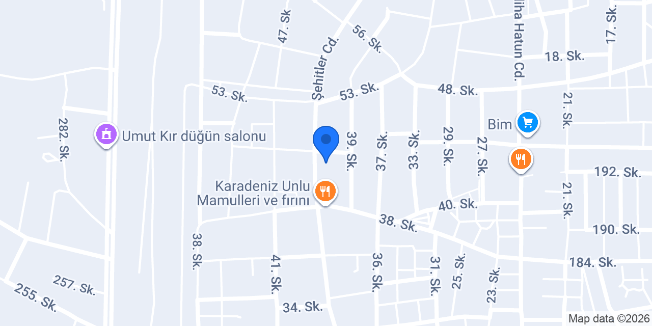 Usta Hoca Pide Lahmacun konumu
