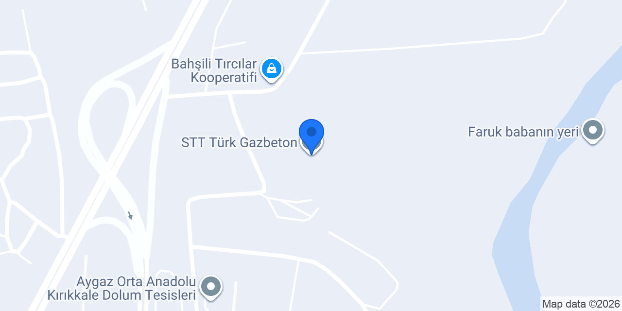STT Türk Gazbeton konumu