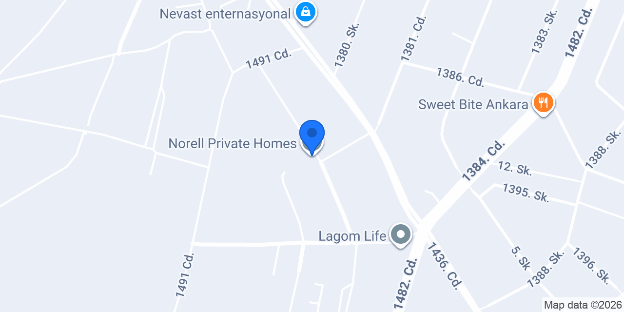 Norell Private Homes konumu
