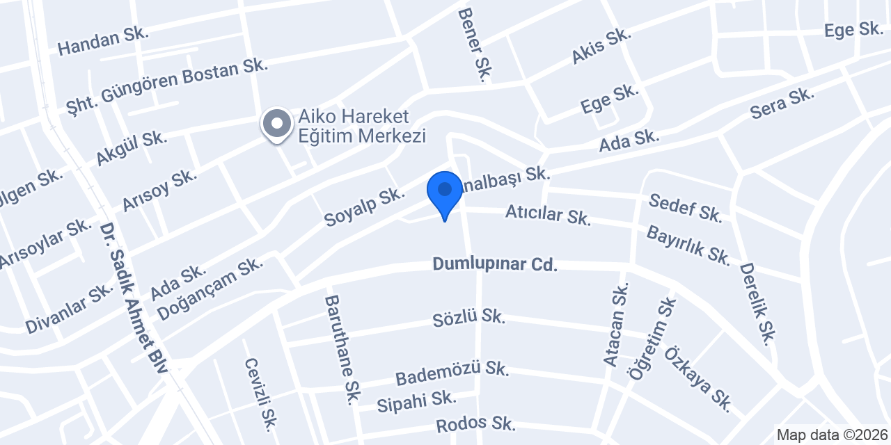 Özel Hisar Anaokulu konumu