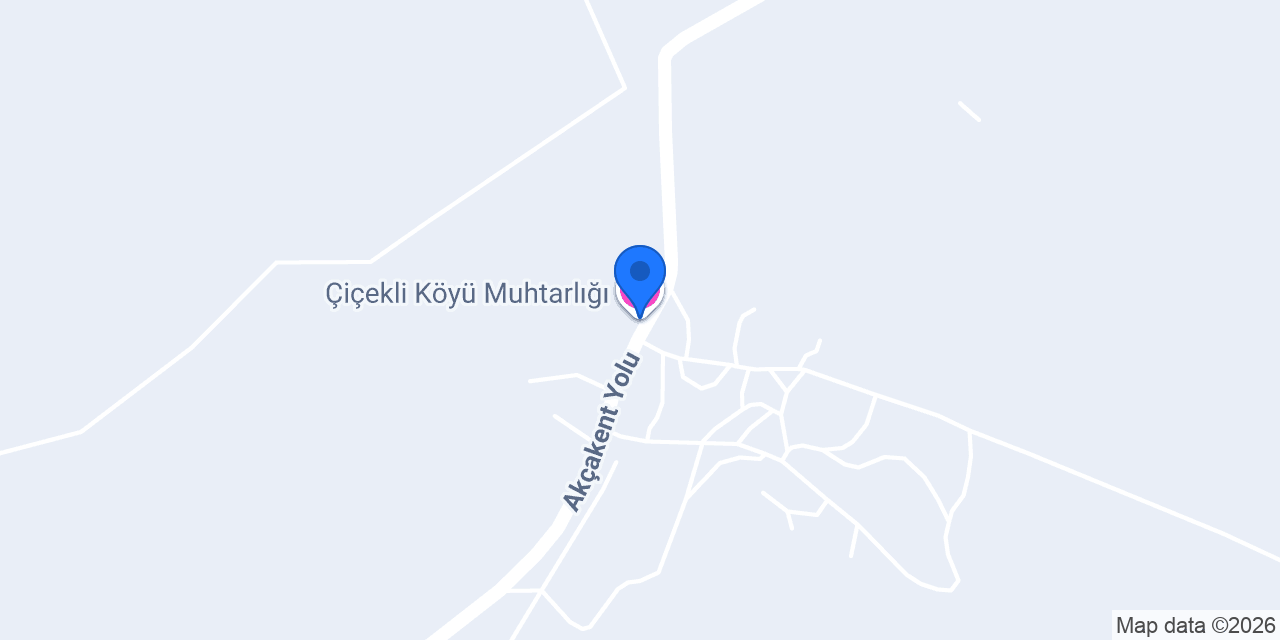Çiçekli Köyü Muhtarlığı konumu