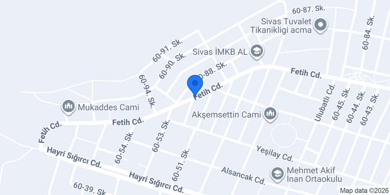 Çiğköfteci Ömer Usta konumu